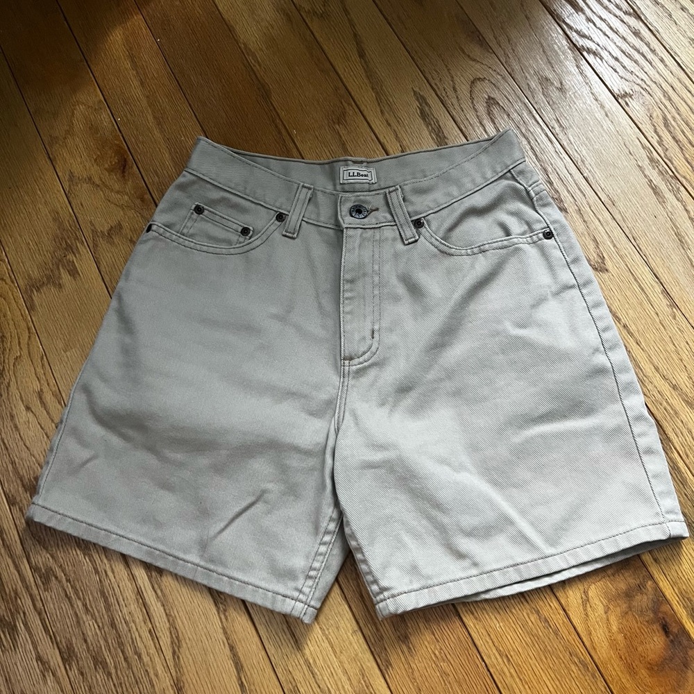L.L.Bean Khaki Jeans Shorts